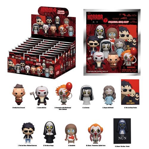 WB Horror Series 7 3D Foam Bag Clip | Elm Street Toys Horror