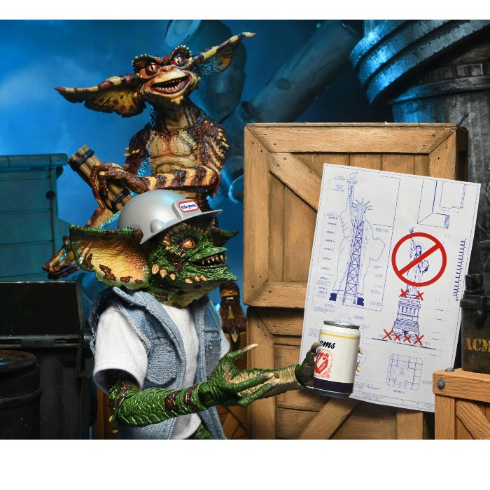 最安値!!GREMLINS×GREMLINS×MORTAR ブルー Gremlins 2 – Demolition Gremlin 2-Pack | Elm Street Toys