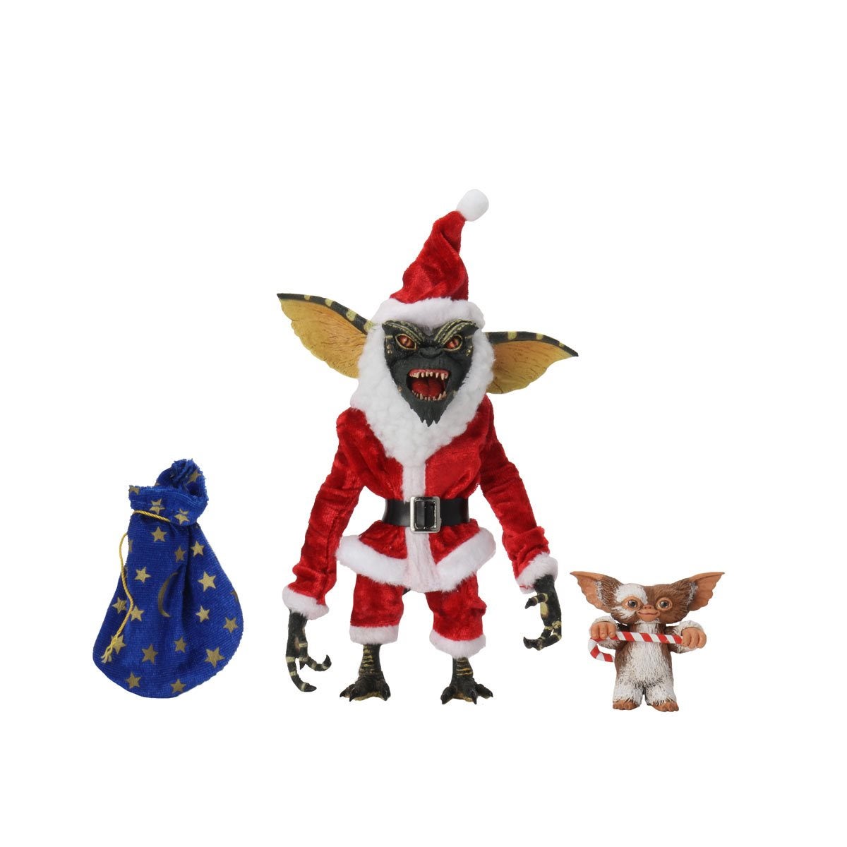 GREMLINS 2 サンタバージョン Gizmo フィギュア Gremlins Ultimate Santa Stripe and Gizmo 2-Pack | Elm Street Toys