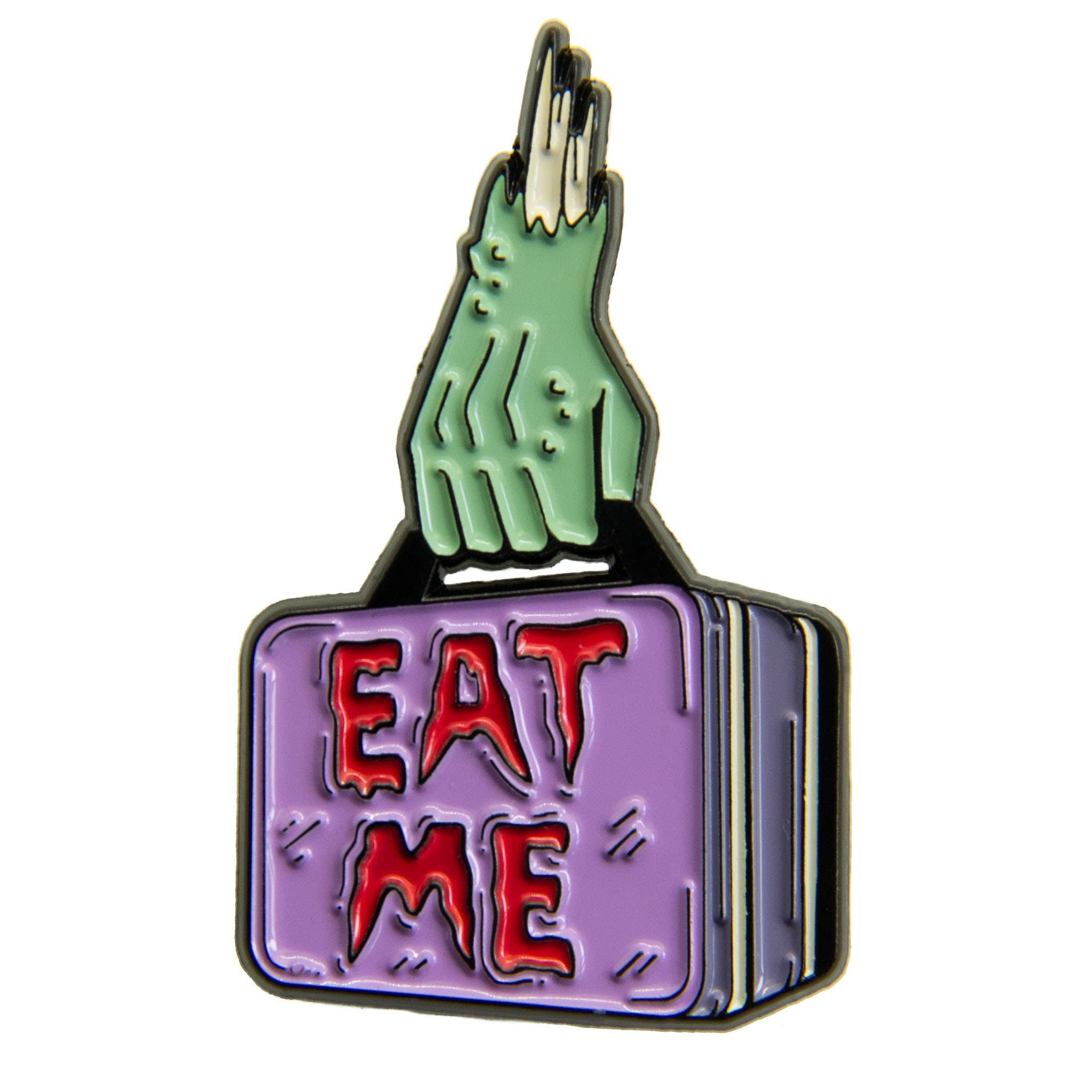 What To Eat Enamel Pin