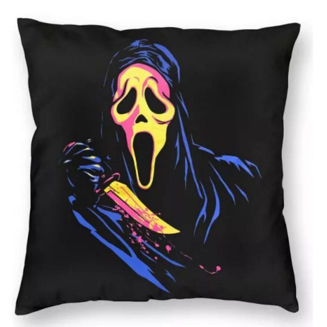 Scream Ghost Face Window Cling Plush