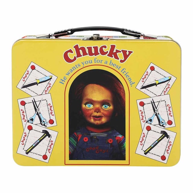 Child's Play Chucky Tin Titans Lunch Box with Thermos - Previews